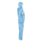 Load image into Gallery viewer, A65 Zipper Front Flame-resistant Hooded Coveralls, Elastic Wrist And Ankles, X-large, Blue, 25/carton