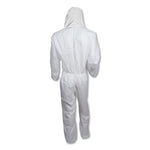 Load image into Gallery viewer, A30 Elastic Back And Cuff Hooded Coveralls, Medium, White, 25/carton
