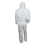 Load image into Gallery viewer, A30 Elastic-back And Cuff Hooded Coveralls, 2x-large, White, 25/carton
