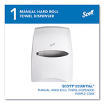Load image into Gallery viewer, Essential Manual Hard Roll Towel Dispenser, 13.06 X 11 X 16.94, White