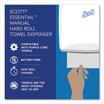 Load image into Gallery viewer, Essential Manual Hard Roll Towel Dispenser, 13.06 X 11 X 16.94, White