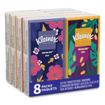 Load image into Gallery viewer, On The Go Packs Facial Tissues, 3-ply, White, 10 Sheets/pouch, 8 Pouches/pack