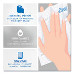 Load image into Gallery viewer, Slimroll Towels, 1-ply, 8" X 580 Ft, White/pink Core, Traditional Business, 6 Rolls/carton