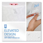 Load image into Gallery viewer, Slimroll Towels, 1-ply, 8" X 580 Ft, White/pink Core, Traditional Business, 6 Rolls/carton
