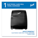 Load image into Gallery viewer, Essential Electronic Hard Roll Towel Dispenser, 12.7 X 9.57 X 15.76, Black