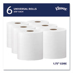 Load image into Gallery viewer, Hard Roll Paper Towels With Premium Absorbency Pockets, 1-ply, 8" X 600 Ft, 1.75" Core, White, 6 Rolls/carton