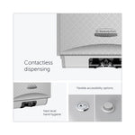 Load image into Gallery viewer, Icon Automatic Soap And Sanitizer Dispenser, 1.2 L, 8.06 X 14.18 X 4.75, Silver Mosaic