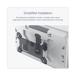 Load image into Gallery viewer, Icon Coreless Standard Roll Toilet Paper Dispenser, 8.43 X 13 X 7.25, Silver Mosaic