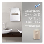 Load image into Gallery viewer, Essential 100% Recycled Fiber Hard Roll Towel, 1-ply, 8" X 700 Ft, 1.75" Core, Brown, 6 Rolls/carton