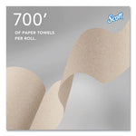 Load image into Gallery viewer, Essential 100% Recycled Fiber Hard Roll Towel, 1-ply, 8" X 700 Ft, 1.75" Core, Brown, 6 Rolls/carton