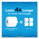 Load image into Gallery viewer, Ultra Cleancare Toilet Paper, Strong Tissue, Mega Rolls, Septic Safe, 1-ply, White, 284/roll, 6 Rolls/pack, 36 Rolls/carton