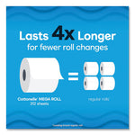 Load image into Gallery viewer, Ultra Cleancare Toilet Paper, Strong Tissue, Mega Rolls, Septic Safe, 1-ply, White, 284/roll, 12 Rolls/pack, 48 Rolls/carton