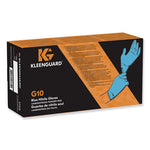 Load image into Gallery viewer, G10 Nitrile Gloves, Powder-free, Blue, 242 Mm Length, Large, 100/box, 10 Boxes/carton