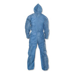 Load image into Gallery viewer, A20 Elastic Back Wrist/ankle Hooded Coveralls, Large, Blue, 24/carton