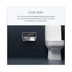 Load image into Gallery viewer, Icon Coreless Standard Roll Toilet Paper Dispenser, 8.43 X 13 X 7.25, Black Mosaic