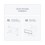 Load image into Gallery viewer, Icon Coreless Standard Roll Toilet Paper Dispenser, 8.43 X 13 X 7.25, Black Mosaic