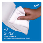 Load image into Gallery viewer, Essential 100% Recycled Fiber Jrt Bathroom Tissue For Business, Septic Safe, 2-ply, White, 3.55" X 1,000 Ft, 12 Rolls/carton