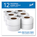 Load image into Gallery viewer, Essential 100% Recycled Fiber Jrt Bathroom Tissue For Business, Septic Safe, 2-ply, White, 3.55" X 1,000 Ft, 12 Rolls/carton