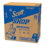 Load image into Gallery viewer, Shop Towels, Standard Roll, 1-ply, 9.4 X 11, Blue, 55/roll, 30 Rolls/carton
