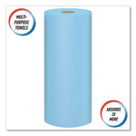 Load image into Gallery viewer, Shop Towels, Standard Roll, 1-ply, 9.4 X 11, Blue, 55/roll, 30 Rolls/carton