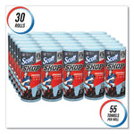 Load image into Gallery viewer, Shop Towels, Standard Roll, 1-ply, 9.4 X 11, Blue, 55/roll, 30 Rolls/carton