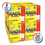 Load image into Gallery viewer, Rags In A Box, Pop-up Box, 12 X 9, White, 200/box, 8 Boxes/carton