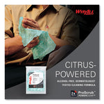 Load image into Gallery viewer, Power Clean Proscrub Pre-saturated Wipes, 12 X 9.5, Citrus Scent, Green, 75/pack, 6 Packs/carton