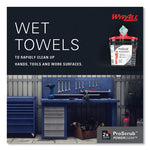 Load image into Gallery viewer, Power Clean Proscrub Pre-saturated Wipes, 9.5 X 12, Citrus Scent, Green, 75/bucket, 6 Buckets/carton