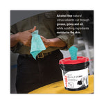 Load image into Gallery viewer, Power Clean Proscrub Pre-saturated Wipes, Cloth, 9.5 X 12, Citrus Scent, Green, 75/bucket