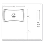 Load image into Gallery viewer, Baby Changing Station, Wall Horizontal Mount, 36.5 X 21.25, Gray