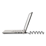 Load image into Gallery viewer, Slim Portable Combination Lock For Standard Slot, 6 Ft Carbon Steel Cable, Black/silver