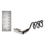 Load image into Gallery viewer, Slim Portable Combination Lock For Standard Slot, 6 Ft Carbon Steel Cable, Black/silver