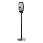 Load image into Gallery viewer, Floor Stand For Sanitizer Dispensers, Height Adjustable From 50" To 60", Black