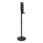 Load image into Gallery viewer, Floor Stand For Sanitizer Dispensers, Height Adjustable From 50" To 60", Black