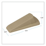 Load image into Gallery viewer, Big Foot Doorstop, No Slip Rubber Wedge, 2.25w X 4.75d X 1.25h, Beige