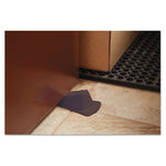 Load image into Gallery viewer, Giant Foot Doorstop, No-slip Rubber Wedge, 3.5w X 6.75d X 2h, Brown
