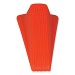 Load image into Gallery viewer, Giant Foot Doorstop, No-slip Rubber Wedge, 3.5w X 6.75d X 2h, Safety Orange