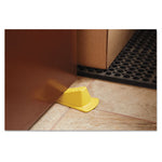 Load image into Gallery viewer, Giant Foot Doorstop, No-slip Rubber Wedge, 3.5w X 6.75d X 2h, Safety Yellow