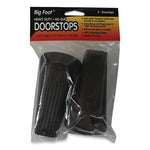 Load image into Gallery viewer, Big Foot Doorstop, No Slip Rubber Wedge, 2.25w X 4.75d X 1.25h, Brown, 2/pack