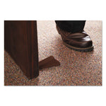 Load image into Gallery viewer, Big Foot Doorstop, No Slip Rubber Wedge, 2.25w X 4.75d X 1.25h, Brown, 2/pack