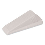 Load image into Gallery viewer, Big Foot Doorstop, No Slip Rubber Wedge, 2.25w X 4.75d X 1.25h, Beige, 2/pack