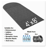 Load image into Gallery viewer, Ecoguard Diamond Floor Mat, Single Fan, 48 X 96, Charcoal