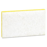 Load image into Gallery viewer, Light-duty Scrubbing Sponge, #63, 3.6 X 6.1, 0.7" Thick, Yellow/white, 20/carton