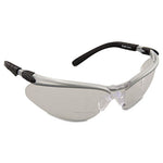 Load image into Gallery viewer, Bx Molded-in Diopter Safety Glasses, 1.5+ Diopter Strength, Silver/black Frame, Clear Lens, 20/box