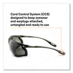 Load image into Gallery viewer, Virtua Ccs Protective Eyewear With Foam Gasket, Black/gray Plastic Frame, Gray Polycarbonate Lens