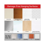 Load image into Gallery viewer, Broom Gripper, 3.12w X 1.85d X 3.34h, White/gray, 6 Grippers/16 Strips/pack