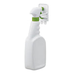Load image into Gallery viewer, Spray Bottle Holder, 2.34w X 1.69d X 3.34h, White, 2 Hangers/4 Strips/pack