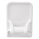 Load image into Gallery viewer, Spray Bottle Holder, 2.34w X 1.69d X 3.34h, White, 2 Hangers/4 Strips/pack