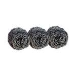 Load image into Gallery viewer, Metal Scrubbing Pads, 2.25 X 2.75, Silver, 3/pack, 8 Packs/carton