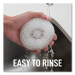 Load image into Gallery viewer, Greener Clean Recycled Scrubbing Circle, 3.5" Diameter, 0.7" Thick, White, 3/pack